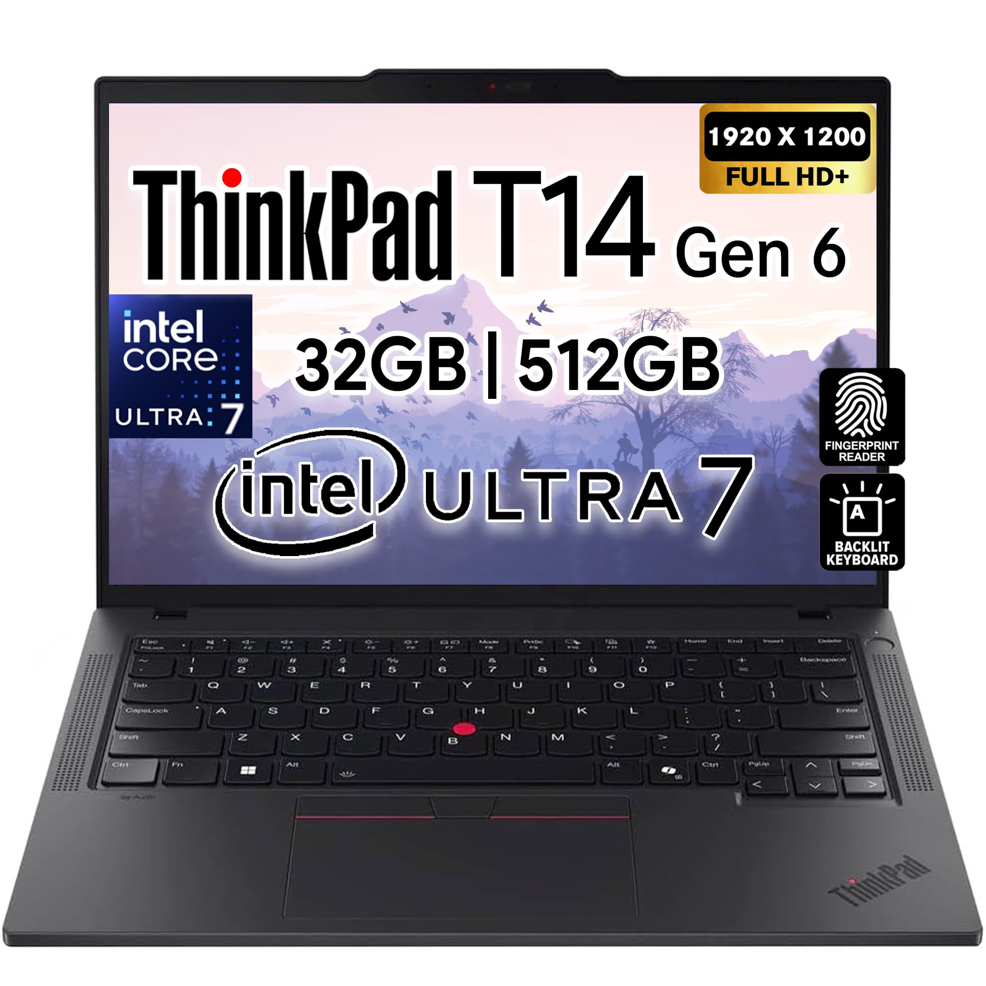 Amazon.com: Lenovo ThinkPad T14 Gen 6 Business Laptop 14