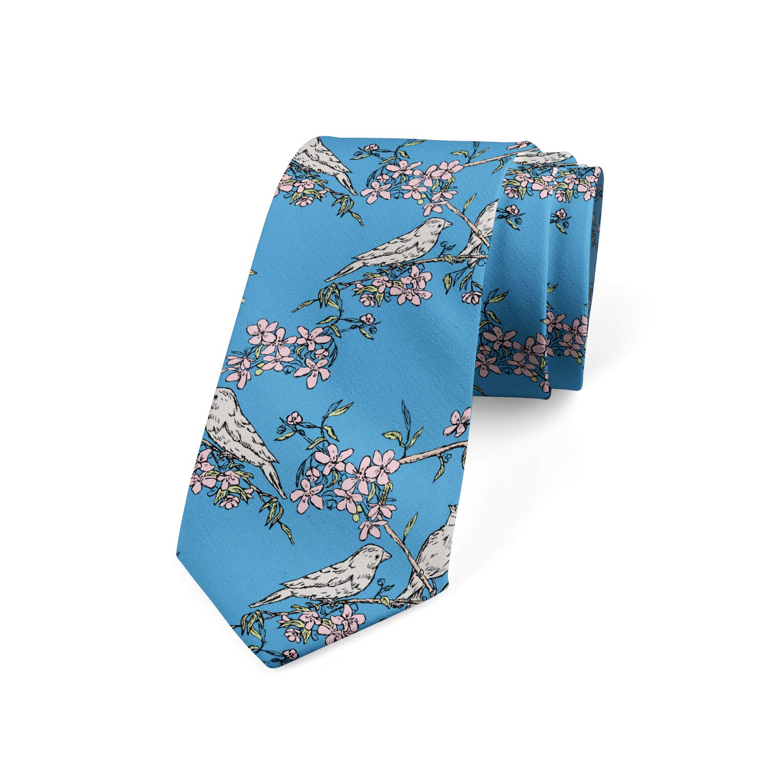 Ambesonne Multicolor Modern Men's Tie