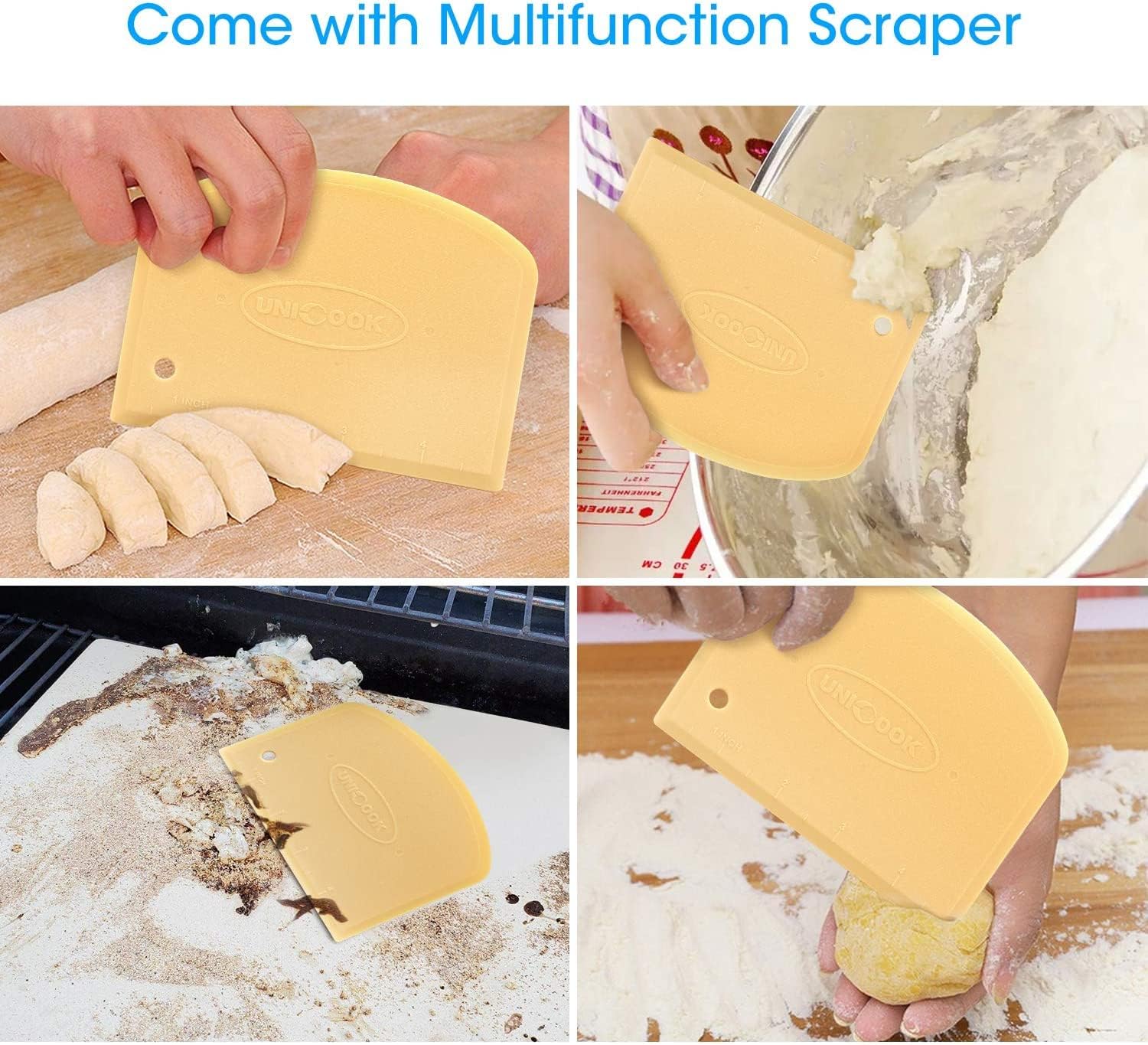 Unicook Heavy Duty Cordierite Pizza Stone, Baking Stone for Bread, Pizza Pan for Oven and Grill, Thermal Shock Resistant, 15 x 12 Inch Rectangular, 6.6Lbs : Patio, Lawn & Garden