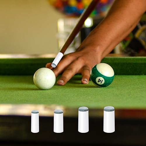 Miniatura 7 de 20 puntas para taco de billar, 4 tamaños de repuesto para taco de billar, puntas de palo de billar, 0.354 in, 0.394 in, 0.472 in, 0.512 in, cada