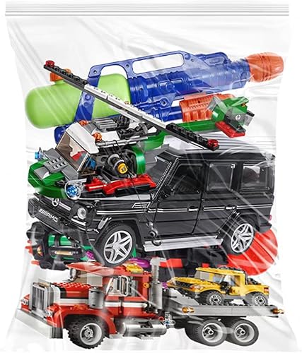 Miniatura 2 de Xsourcer Bolsas de almacenamiento con cremallera, paquete de 20, bolsas de almacenamiento de plástico con cierre de 3.5 galones, gran almacenamiento