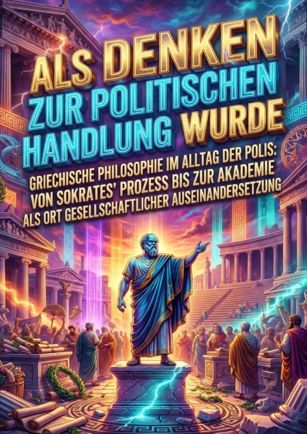 Als Denken zur politischen Handlung wurde: Griechische Philosophie im Alltag der Polis: Von Sokrates' Prozess bis zur Akademie als Ort gesellschaftlicher Auseinandersetzung