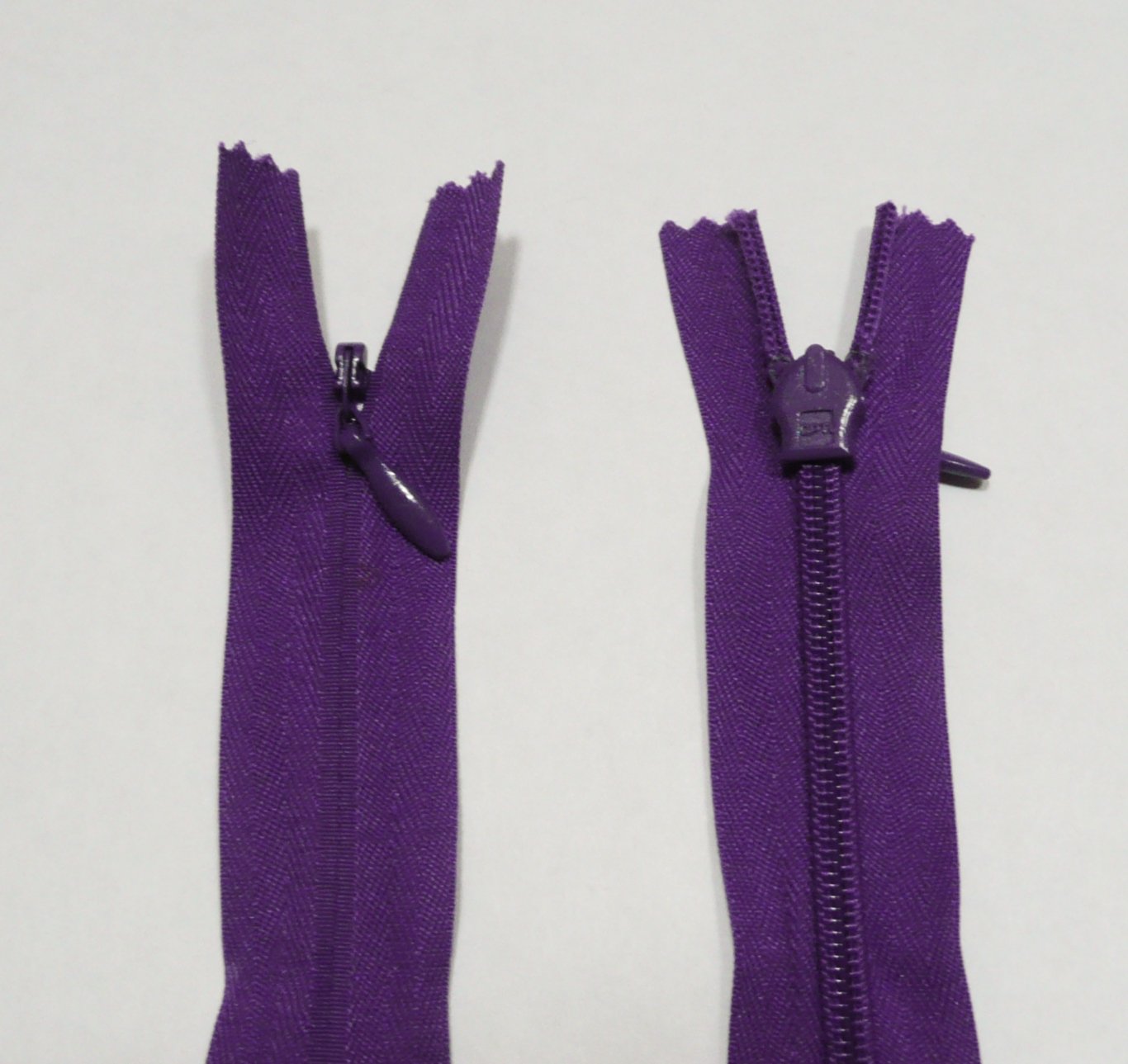 Opti Purple 22" / 56Cms Concealed Invisible Zip (Equivalent To Ykk)