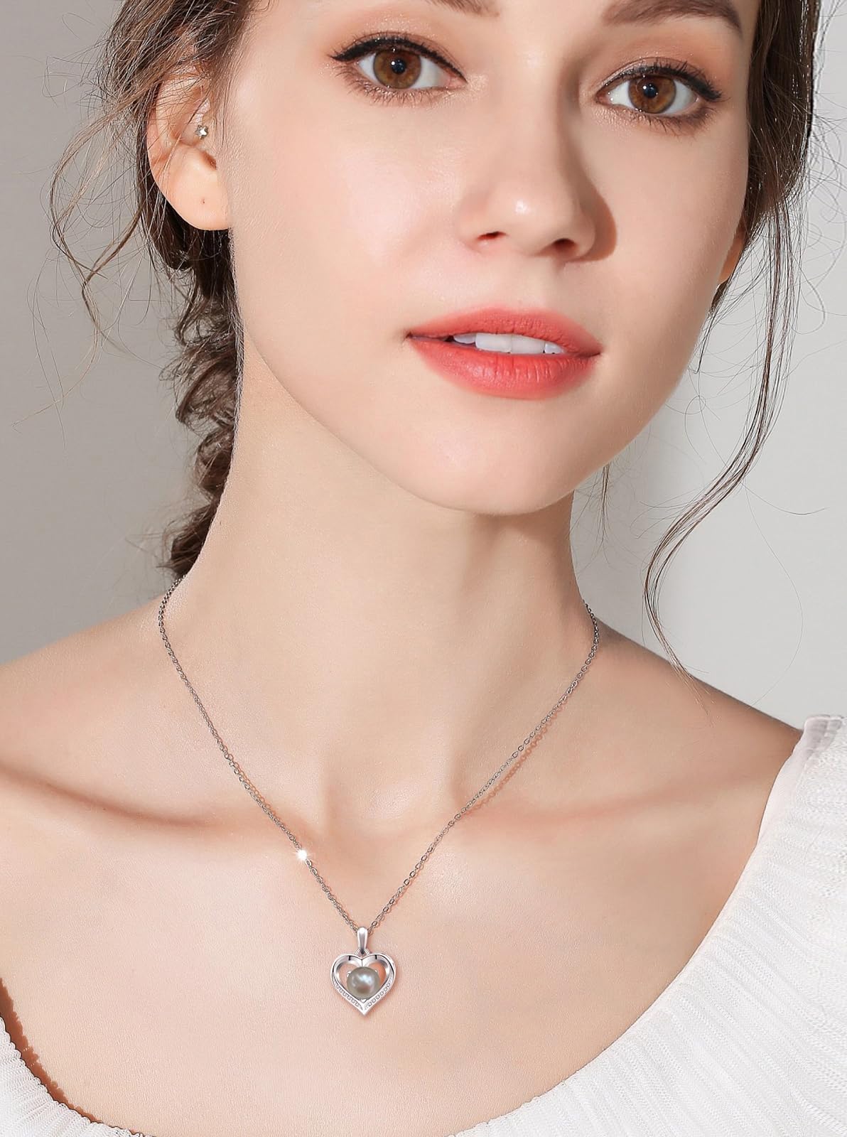 Geschenke für Frauen perlenkette Schmuck Weihnachten Geschenk Muttertags Mama Geschenk Valentinstag Jubiläum Hochzeit Geburtstag Frau Freundin