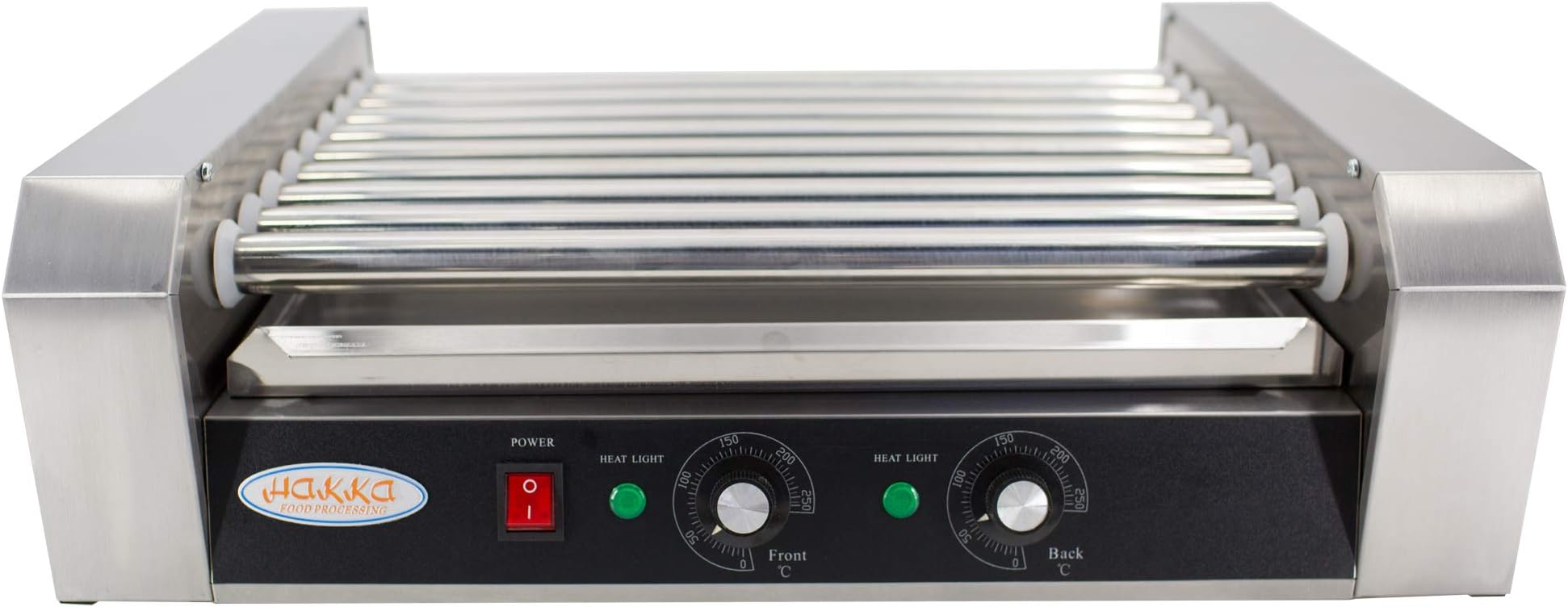 Hakka Commercial Hot Dog Roller Grill with 9 Rollers