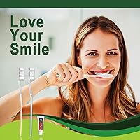 Vista 3 de Paquete de 200 cepillos de dientes desechables con pasta de dientes, cepillos de dientes de cerdas suaves envueltos individualmente, kit de viaje