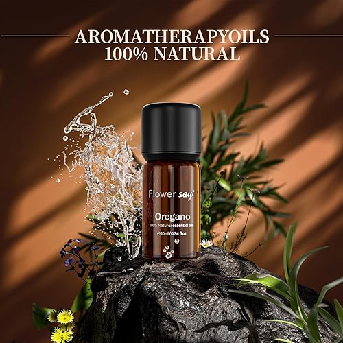 Miniatura 3 de Aceite esencial de orégano de 0.34 onzas, 100% puro y natural, sin diluir, aceites esenciales de grado terapéutico prémium para difusor, cuidado de