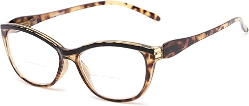 Readers.com - Lentes de lectura The Ambrosia bifocal, estilo ojo de gato de plástico para mujer