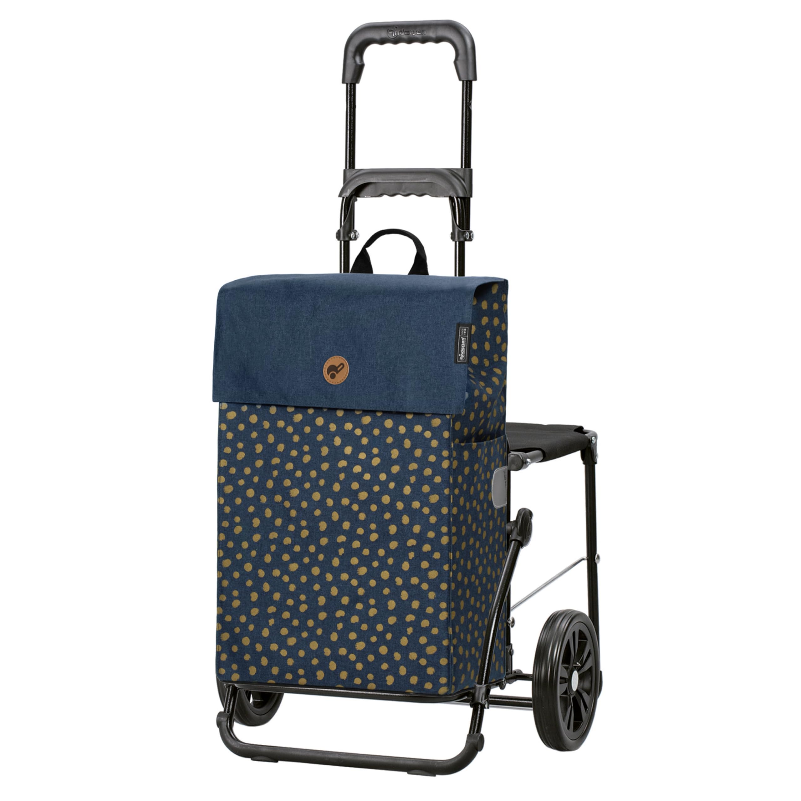 ANDERSEN Einkaufstrolley - Komfort Shopper Fita blau