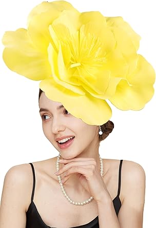 Gionforsy Flower Fascinators Hat