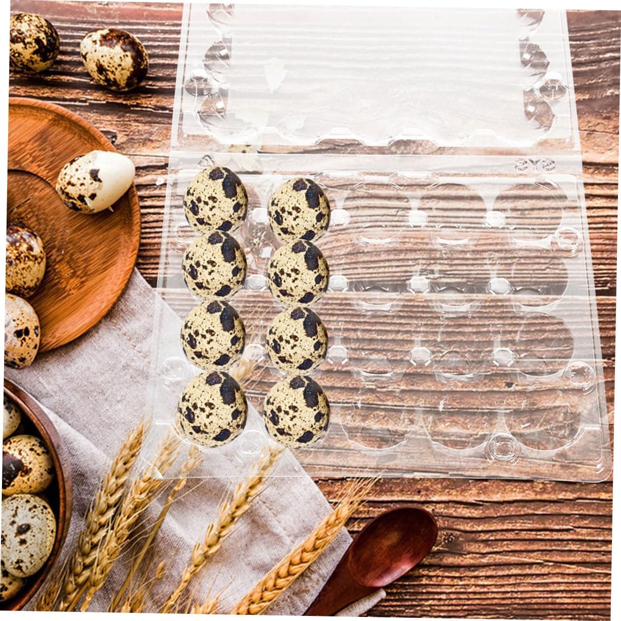 20pcs Reusable Quail Boxes Holders for Quail Eggs for Home Storage and Shops and Convenient Cartons