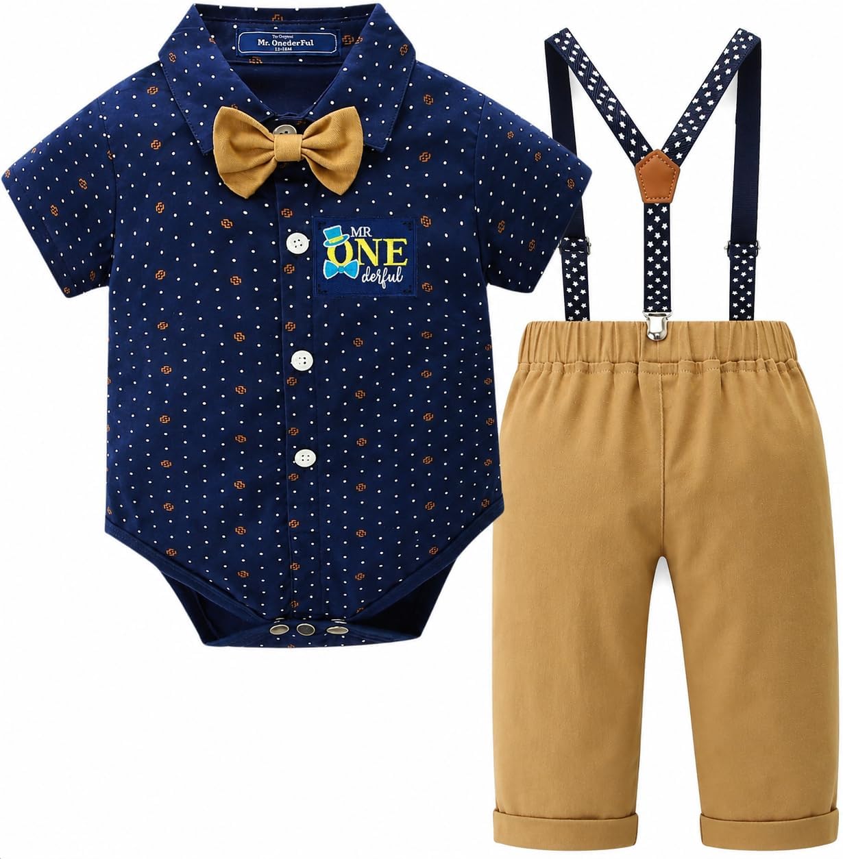 Baby Boy’s Birthday Premium Outfit, Perfect for Photo Shoots | Cake Smash | Thoughtful Gift | Rompers
