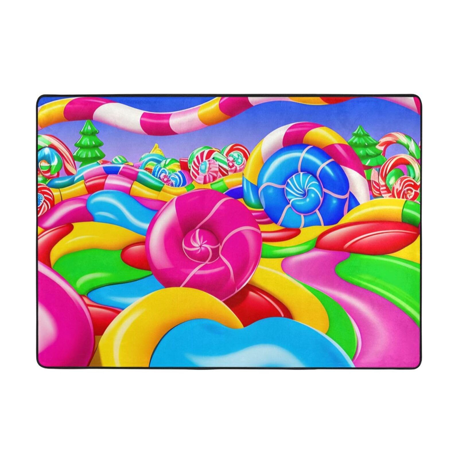Tapis de sol doux et chaleureux BROLEO Candy Land pour des moments cosy