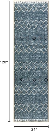 Miniatura 151 de Antep Rugs - Alfombras antideslizantes de 3 x 5 pies (antideslizante) con parte trasera de goma, de estilo antiguo, bohemio, marroquí y con pelo