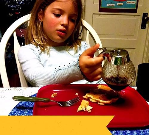 Miniatura 5 de Daycount® Honey Pot - Dispensador de miel de plástico para jarabe de cristal, contenedor de tarro de 6.8 onzas / 6.8 fl oz, duradero