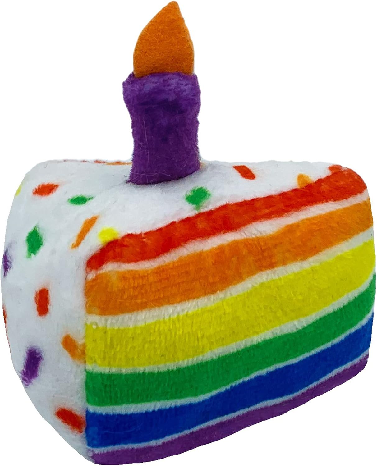 Huxley & Kent H&K Cat Toy | Funfetti Cake | Plush Cat Toy with Catnip Inside | Funny Realistic Cat Gift | Fun, Durable, and Safe Cat Toys