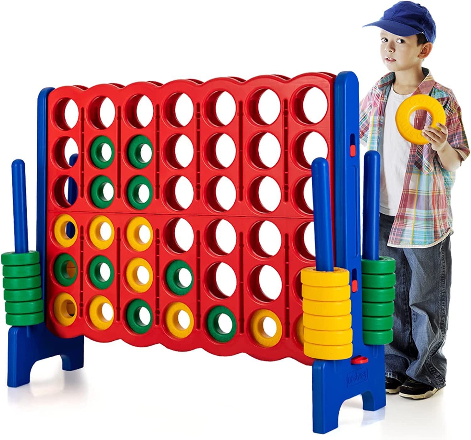 Amazon.com: HONEY JOY Jumbo 4-to-Score Giant Game Set, Giant