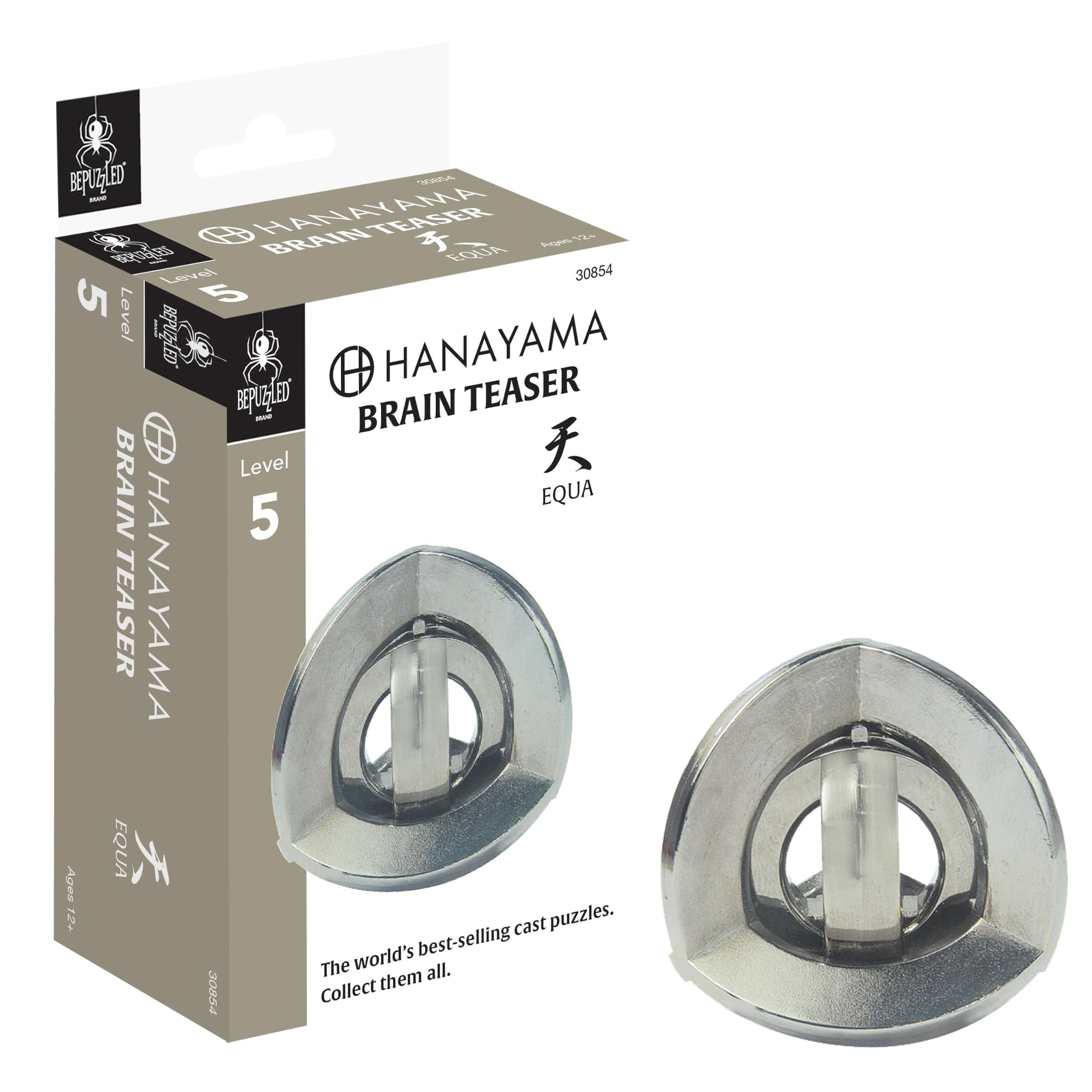 Amazon.com: BePuzzled | Equa Hanayama Metal Brainteaser Puzzle