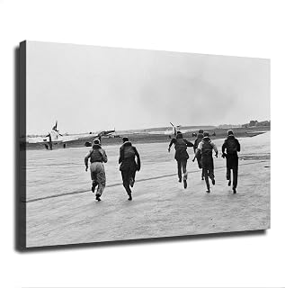 The Battle of Britain Canvas Art Poster and Wall Art Picture Print Modern Family Bedroom Decor (Unframed 12×18inch)