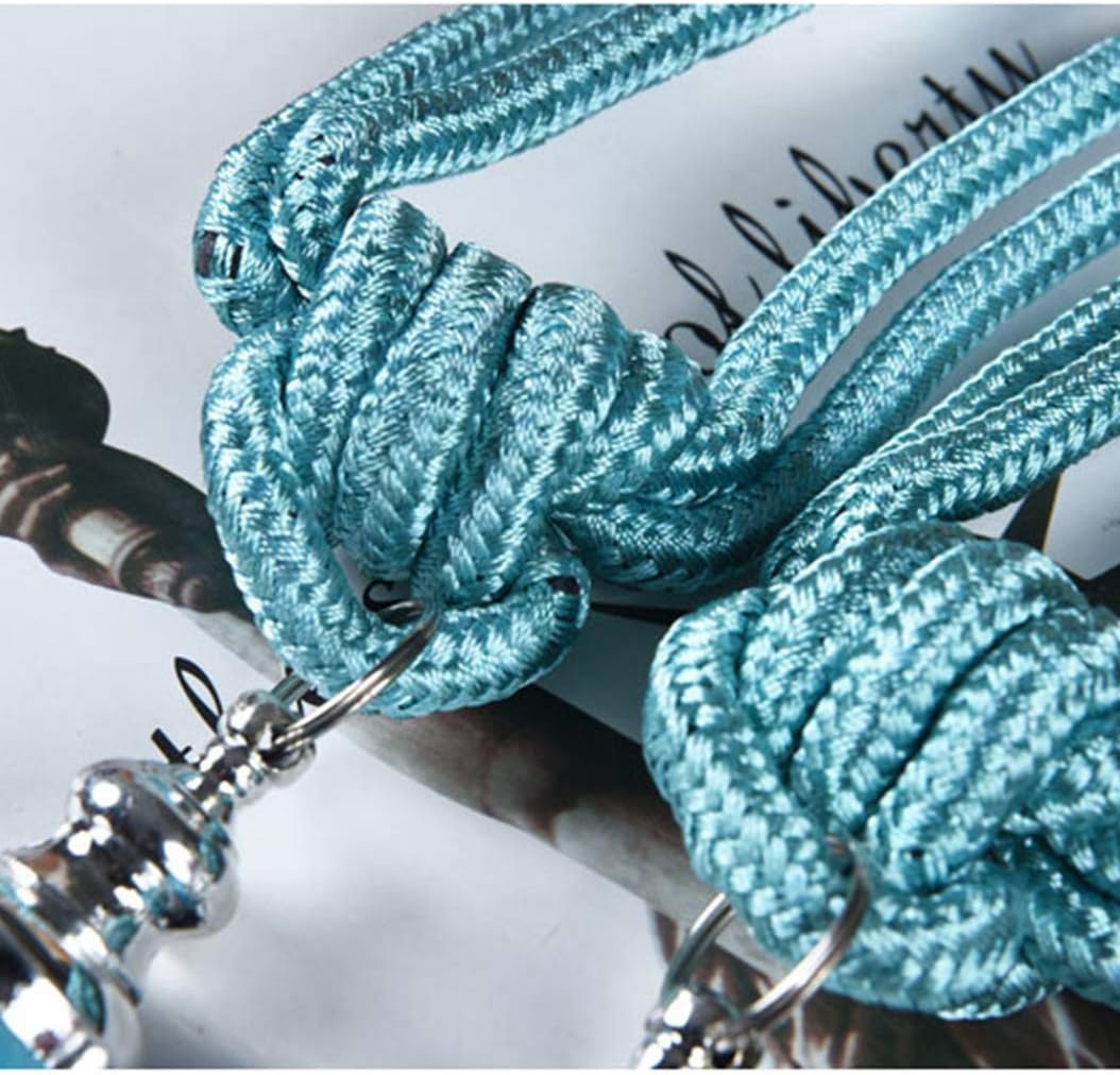 Curtain Tassel Tiebacks, Modern Curtain Tieback Window Drapery Tassel Holdback for Living Room Kids Bedroom Porch Decoration(Red)