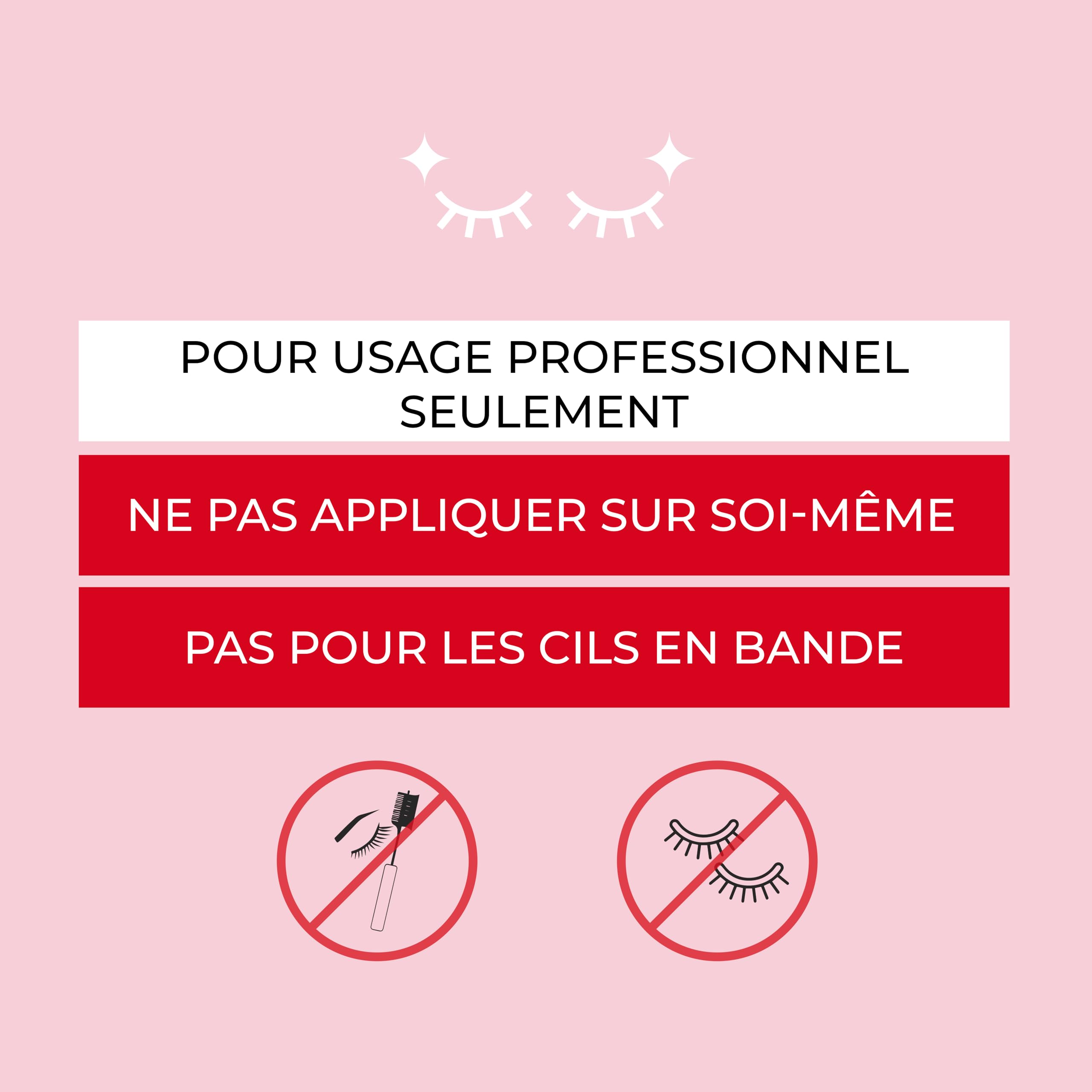 LLBA colle à cils pour professionnels – Colle Noir | Plusieurs choix pour le temps de séchage 0,5 à 3 Secondes | 5mL | Colle extra forte pour extensions de cils | Tenue 7-8 Semaines (Speedy)
