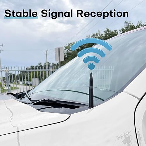 Miniatura 4 de Antena de camión de coche para Dodge Ram 1500 2012-2023 - Reemplazo de antena corta para accesorios de camión Dodge Ram 1500