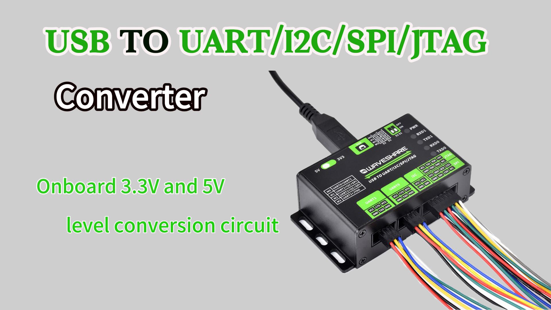 Amazon.com: USB To UART/I2C/SPI/JTAG Converter Board with Aluminum