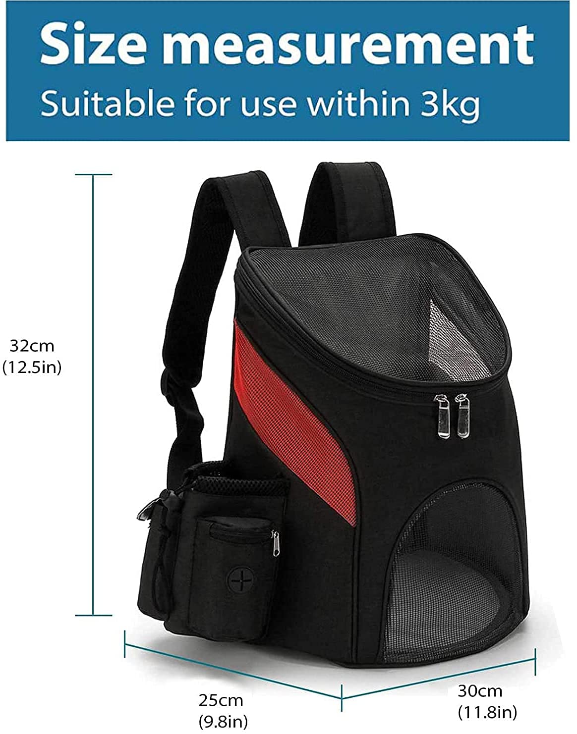 Pet Backpack Dog Bag Chest Pack Dog Carrier Legs Out Front Style Pets Supplies Comfort Travel