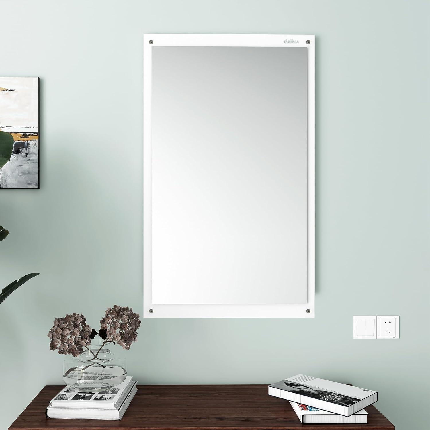 Buy Anikaa Marcos Engineered Wood Dressing Wall Mirrors/Wall Hanging Dressing Mirrors/Decorative