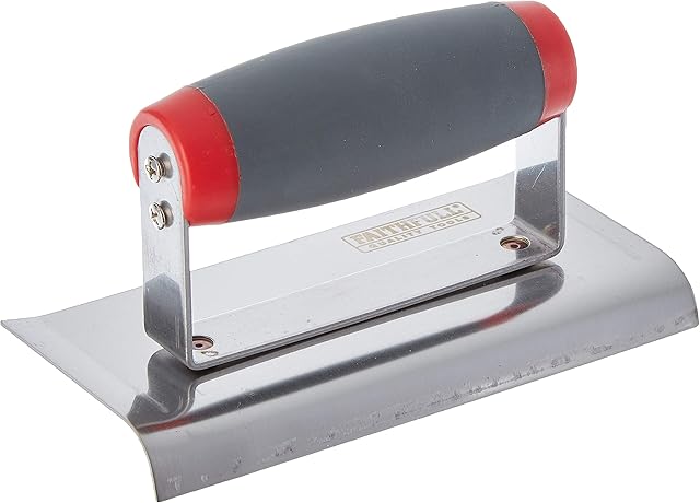 Faithfull FAISGTEDGESS Soft-Grip 6 Inch Concrete Edging Trowel 150 x 75mm (6in x 3in)