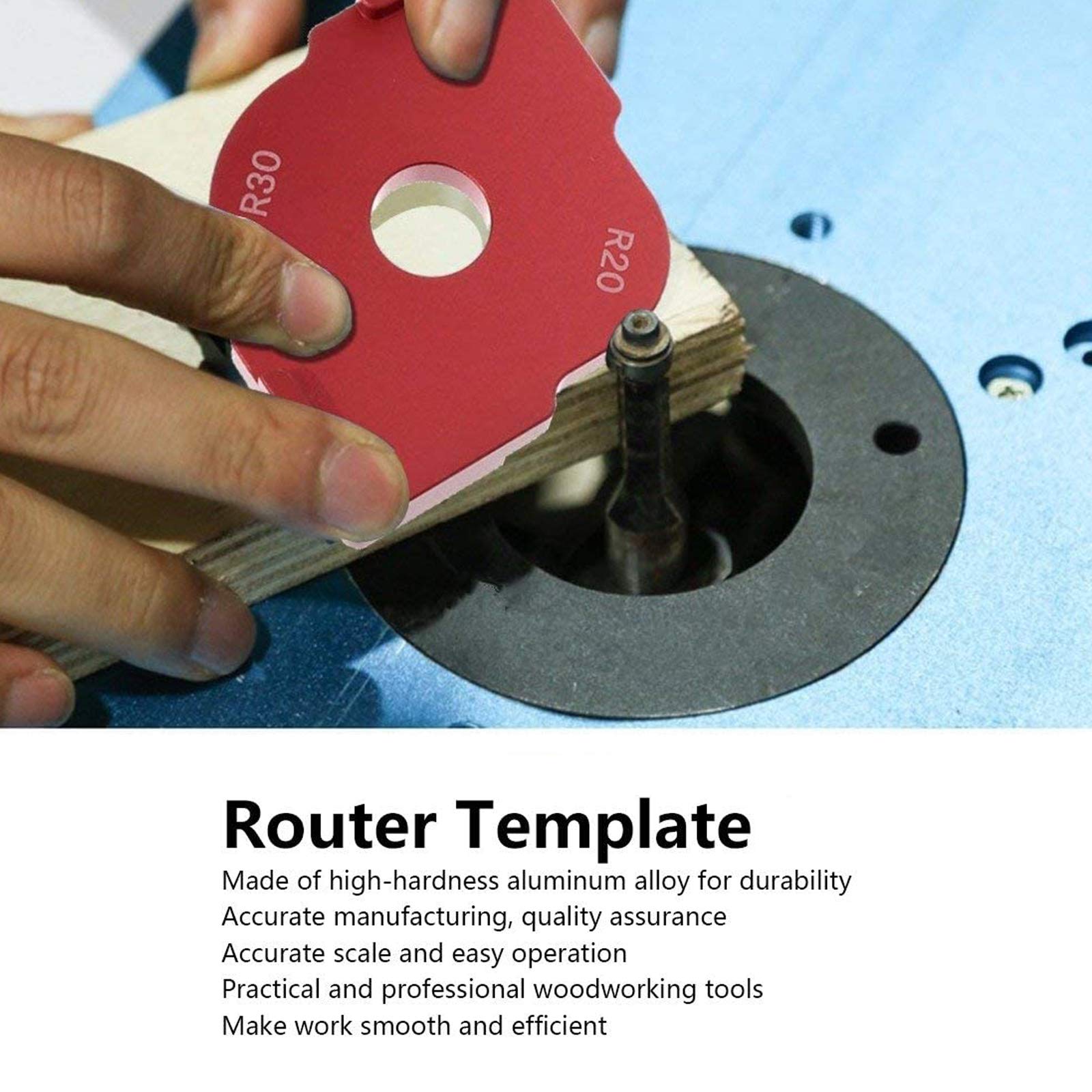 Snapklik.com : Set Of 3 Radius Jig Router Templates, Aluminium Alloy ...