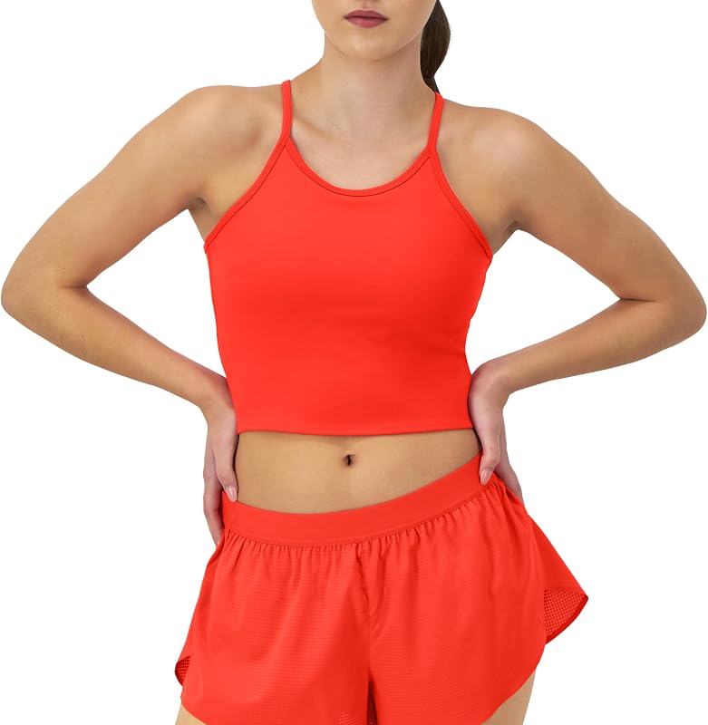 Women's Cami, Soft Touch, Longline Cami with Shelf Bra for Women, Anti Odor, Tank Top