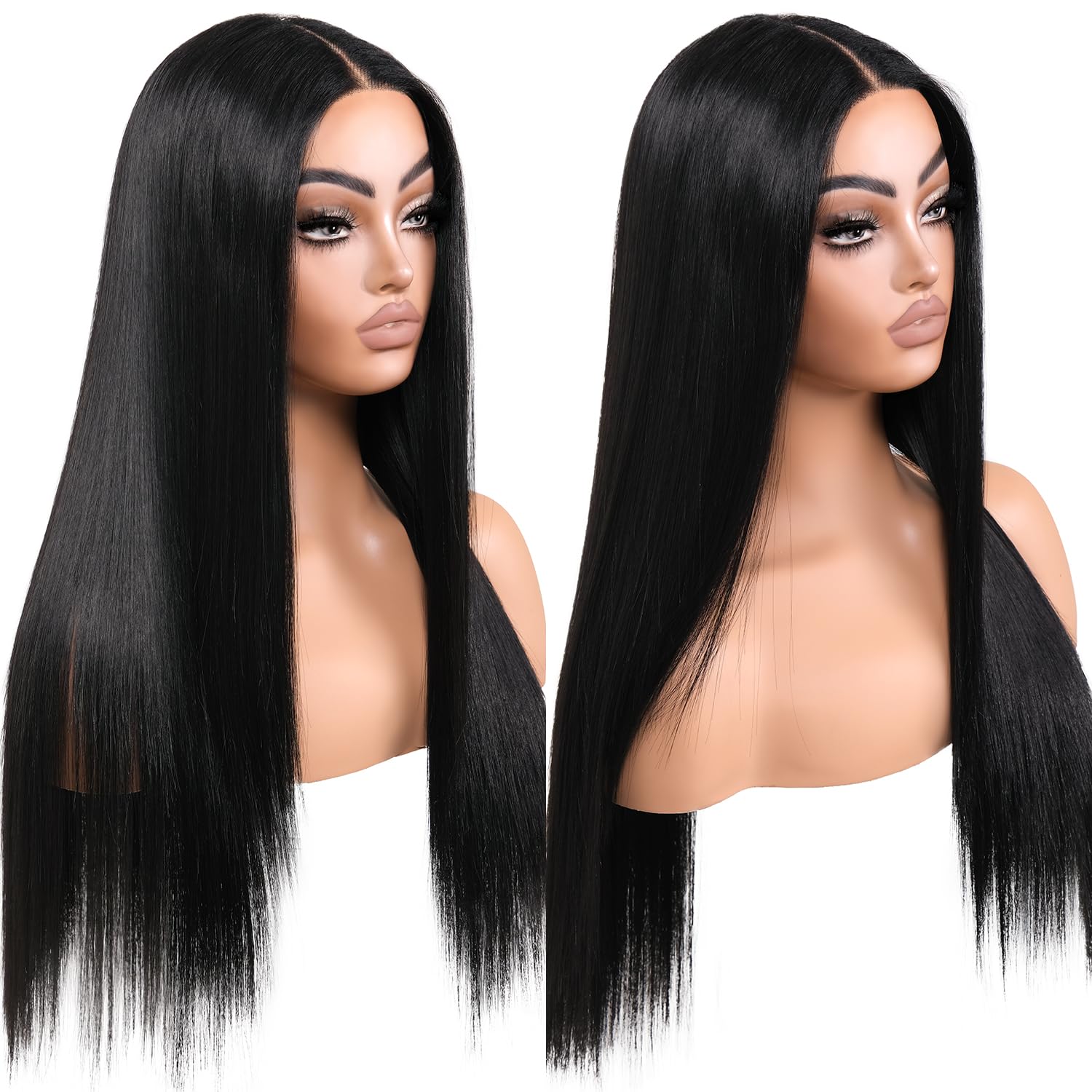 M-cap Deep Wave 9x6 Wear Go Glueless Bleached Tiny Knots Pre-Cut 4*7 HD Lace Closure - View #8