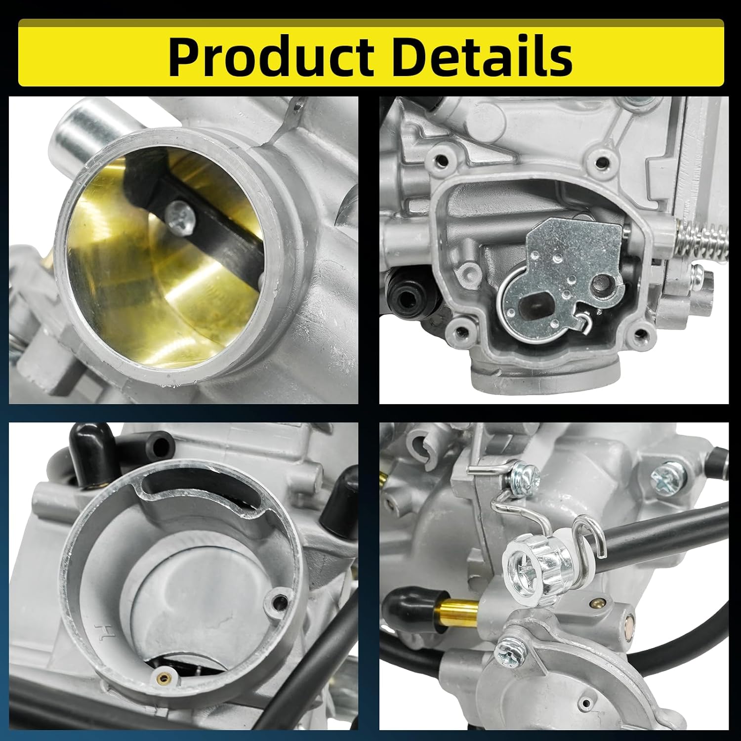Carburetor Carb for Arctic Cat 400 4x4 2x4 1998-2001 Bearcat 454 4x4 1998 500 4x4 1998-2000 (Exclude Auto Edition) 0470-362 0470-361 0470362 ATV Carburetor with Diaphragm Cover