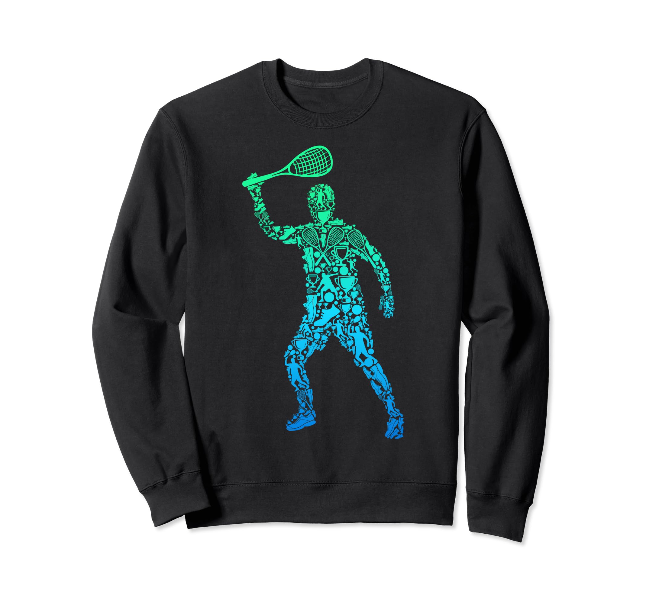 Squash Squash Player Men Boys Children Sweatshirt