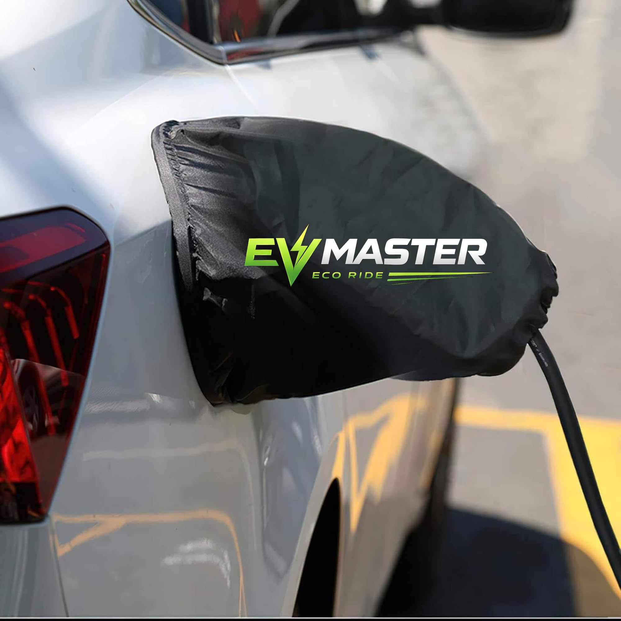 Waterproof EV Charging Port Cover – Magnetic Weatherproof Shield for Outdoor Charging | Protects EV Charging Tram from Rain, Dust & Snow | Universal Fit with Velcro Tight Seal-image-12