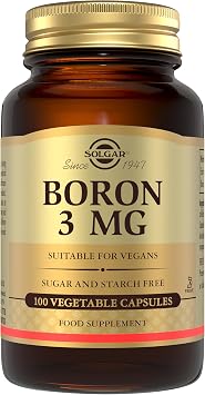 Solgar Boron 3 mg - 100 Vegetable Capsules