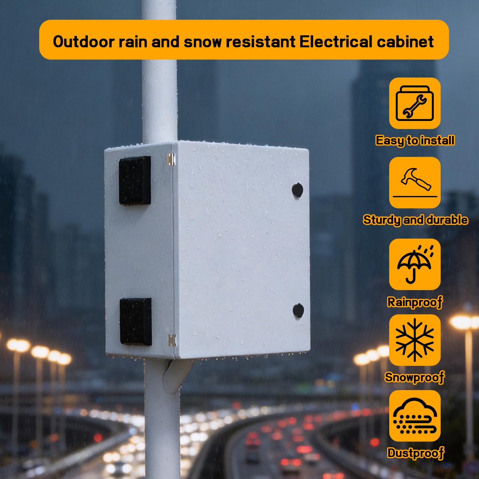 Outdoor Electrical Enclosure Box with Fan & Thermostat -8 Outdoor Electrical Enclosure Box with Fan & Thermostat -8