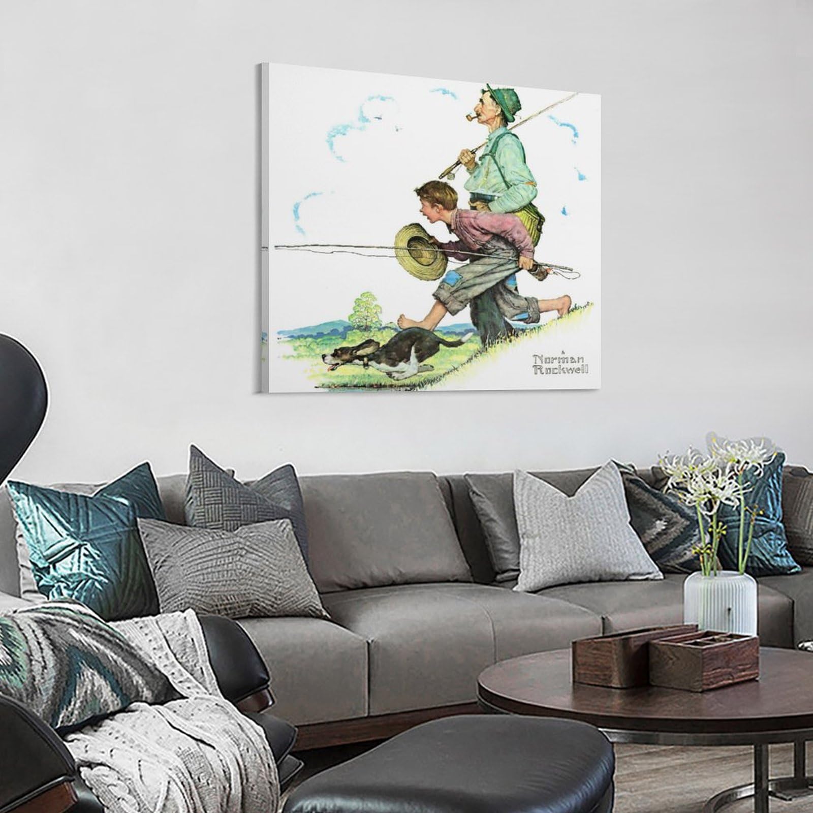 Amazon.co.jp: Norman Rockwell ノーマンロックウェル（おじいちゃんと