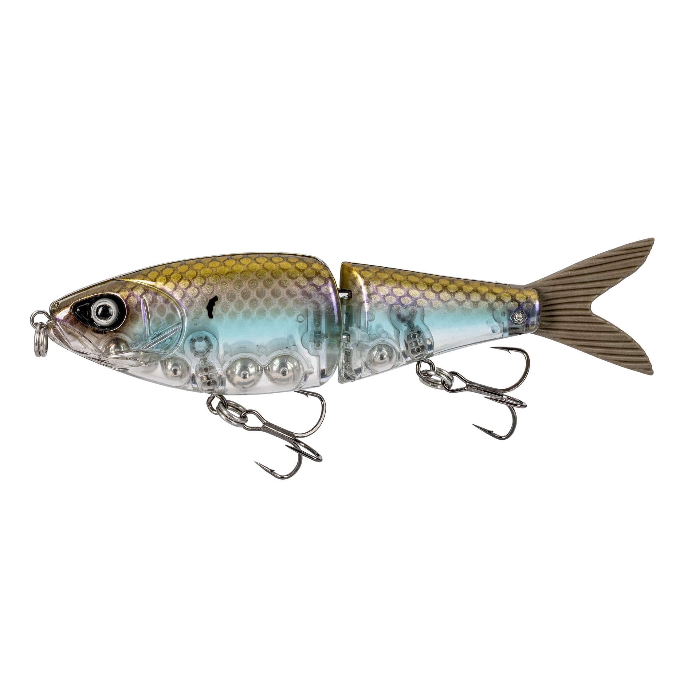 Strike King Hog Father Jr Angelköder, Jointed Swimbait, Glashering, 17,8 cm, 5,4 g, HCHGFTRJR-869