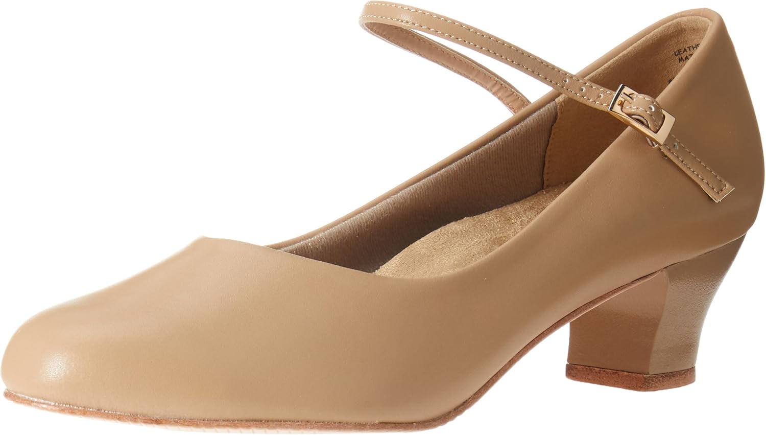 Capezio Women's Cassie Jr. Character Shoe, Caramel, 8