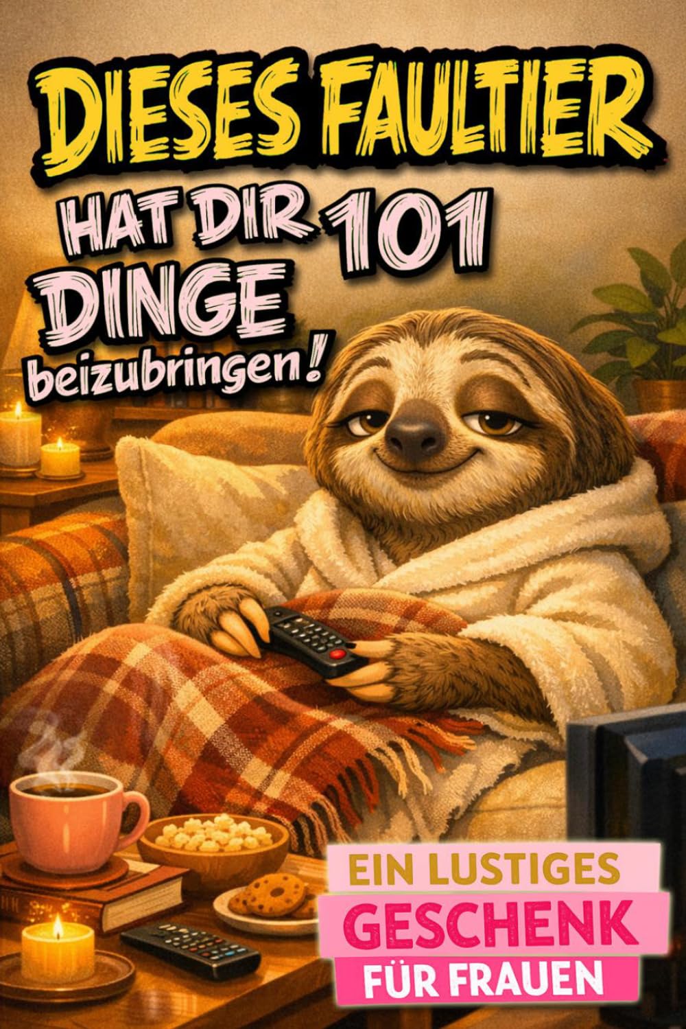 Dieses Faultier hat dir 101 Dinge beizubringen! Ein lustiges Geschenk für Frauen: Schalte mal ab, entspanne dich, geh es etwas langsamer an und nimm dir Zeit für dich selbst
