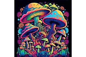 Exquisite Mushroom Diamond Art: A Symphony of Shimmering Gems