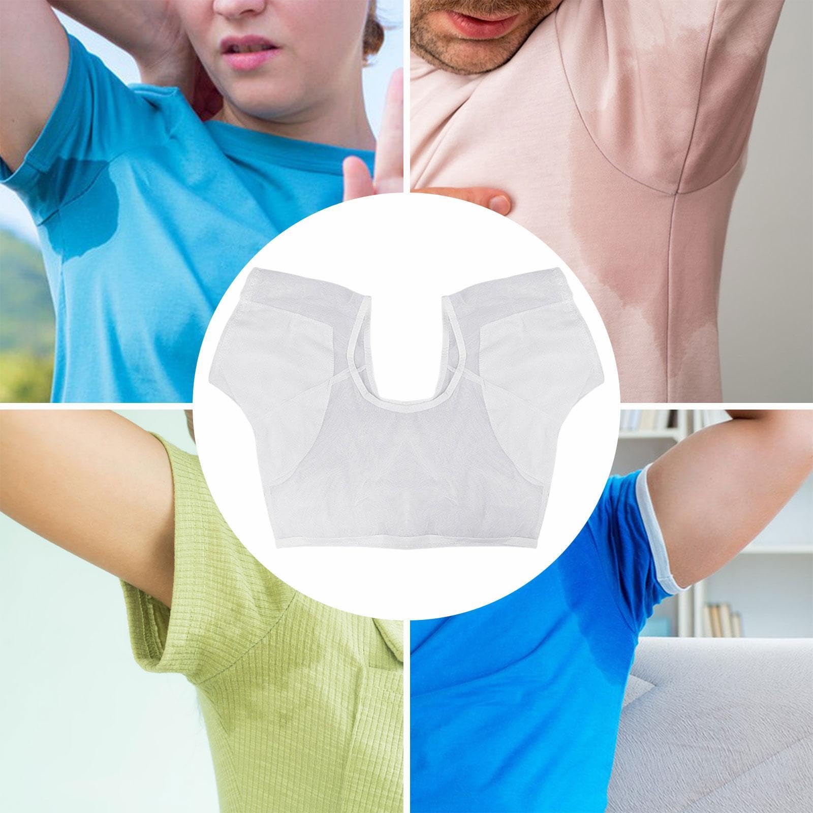 Chaleco Antisudor Axilar con Almohadilla de Sudor para Camiseta Protector Lavable Y Reutilizable Algodón Suave Adecuado para Actividades Deportivas Gi