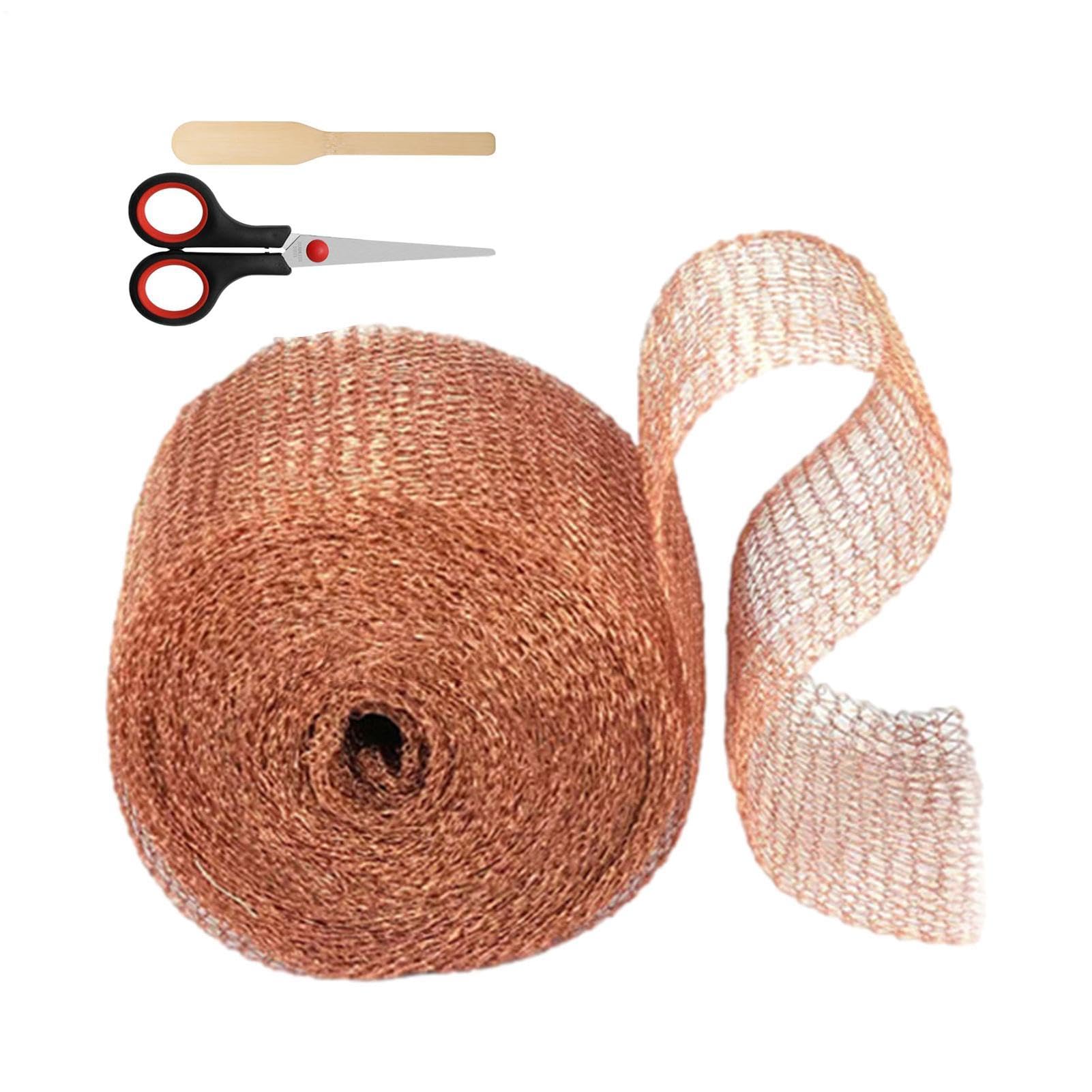 Rejilla de cobre para control de ratones con doble capa flexible