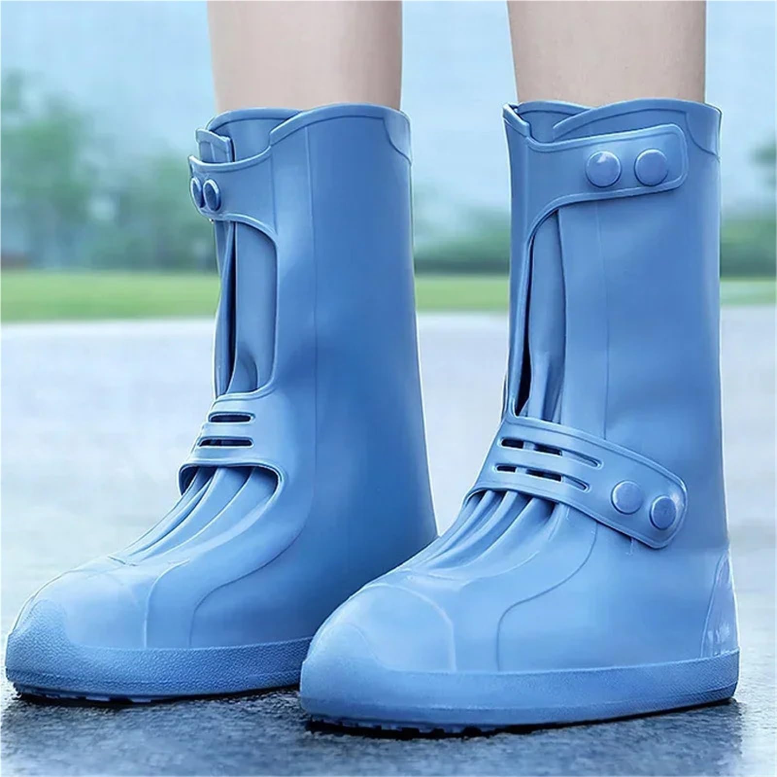 Fundas for botas De lluvia impermeables antideslizantes for Zapatos Cubre Zapatos for La Lluvia De Silicona Cubierta Ipermeable for Lluvia XXL