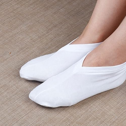Miniatura 5 de Calcetines de curación de pies secos para hombres y mujeres, 4 pares de loción hidratante calcetines spa durante la noche absorbentes para pies