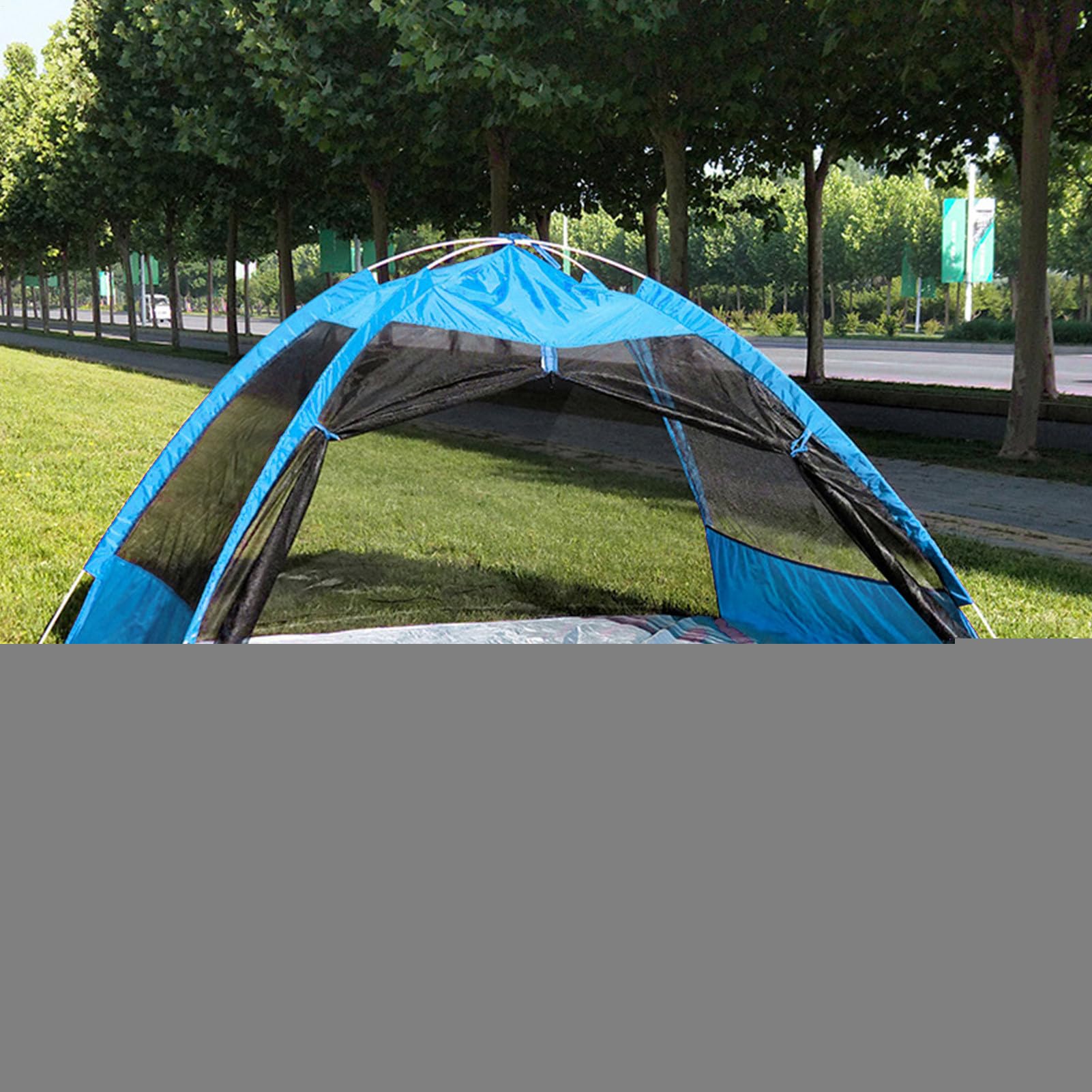 Abri Solaire Tente Pop-up de Plage avec Canopée Solaire | Protection UV Pare-Imperméable Auvent pour 3 à 4 Personnes Loisirs Familiaux Camping Jardin Terrasse Pêche Pique-nique
