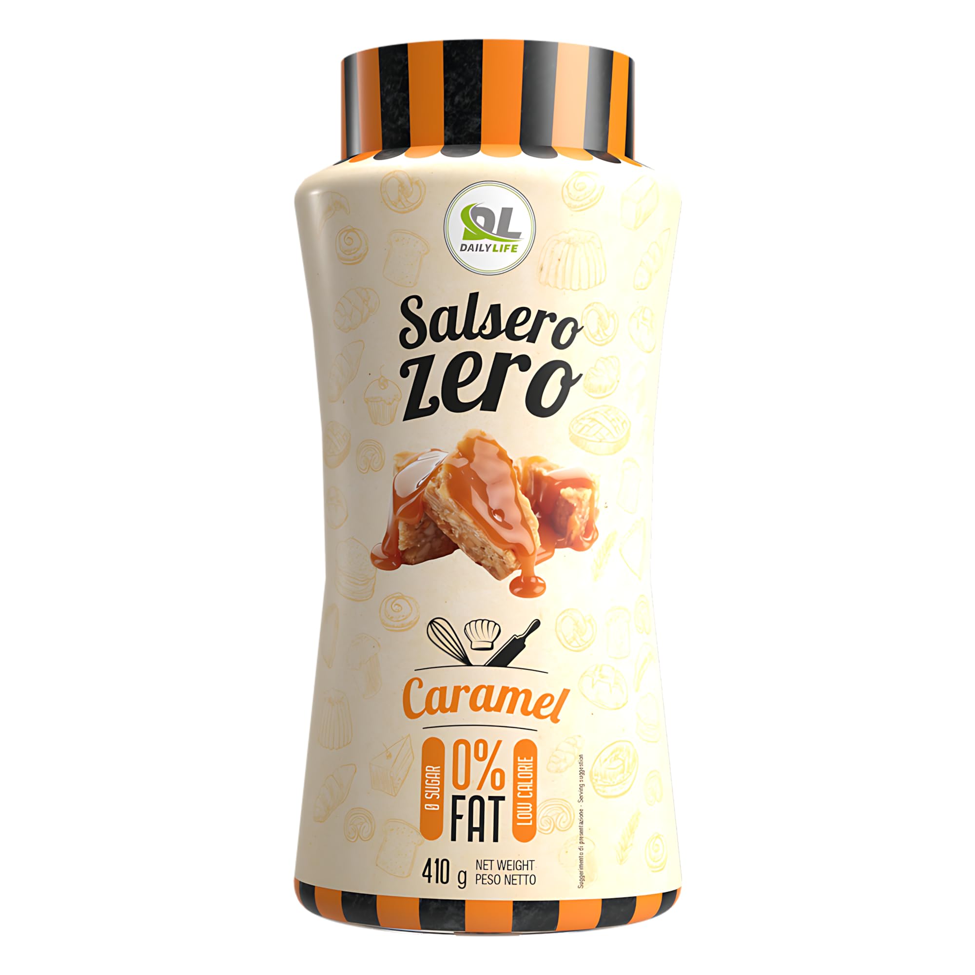 Daily Life Salsero Zero, Salsa Zero Calorie, 410 Grammi (Caramel)