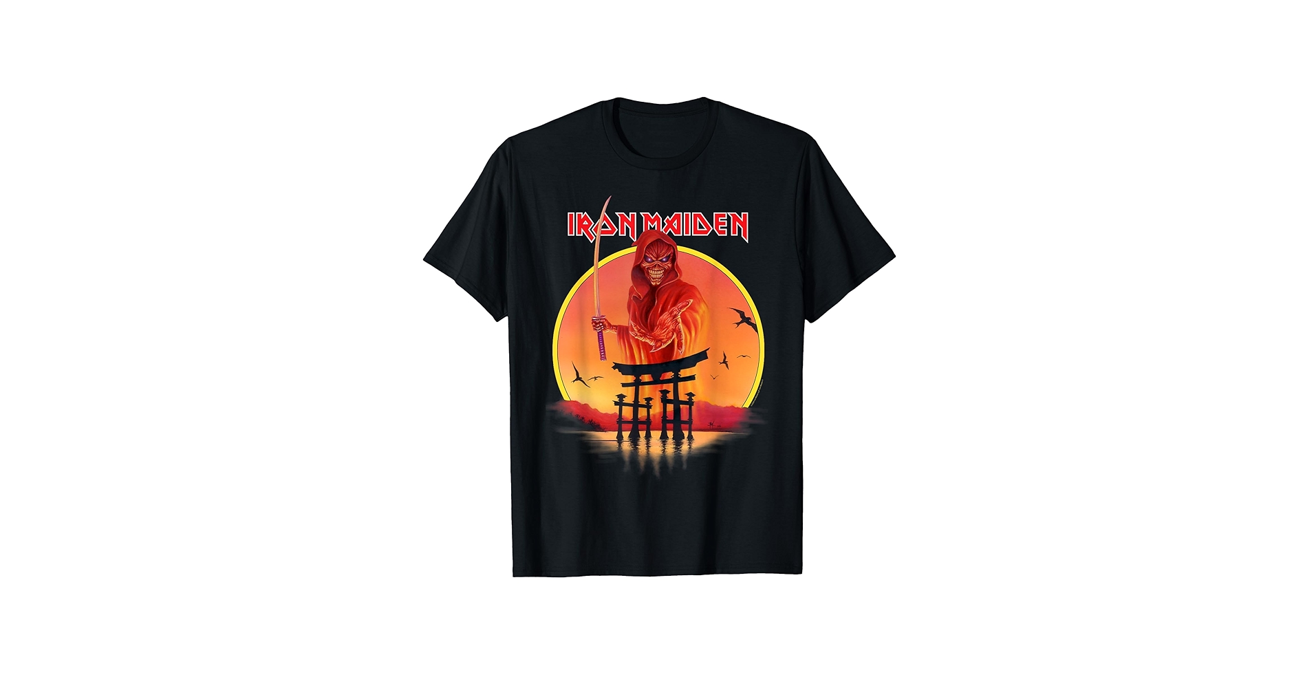 Amazon | Iron Maiden - Orange Eddie Japan Tシャツ | Tシャツ
